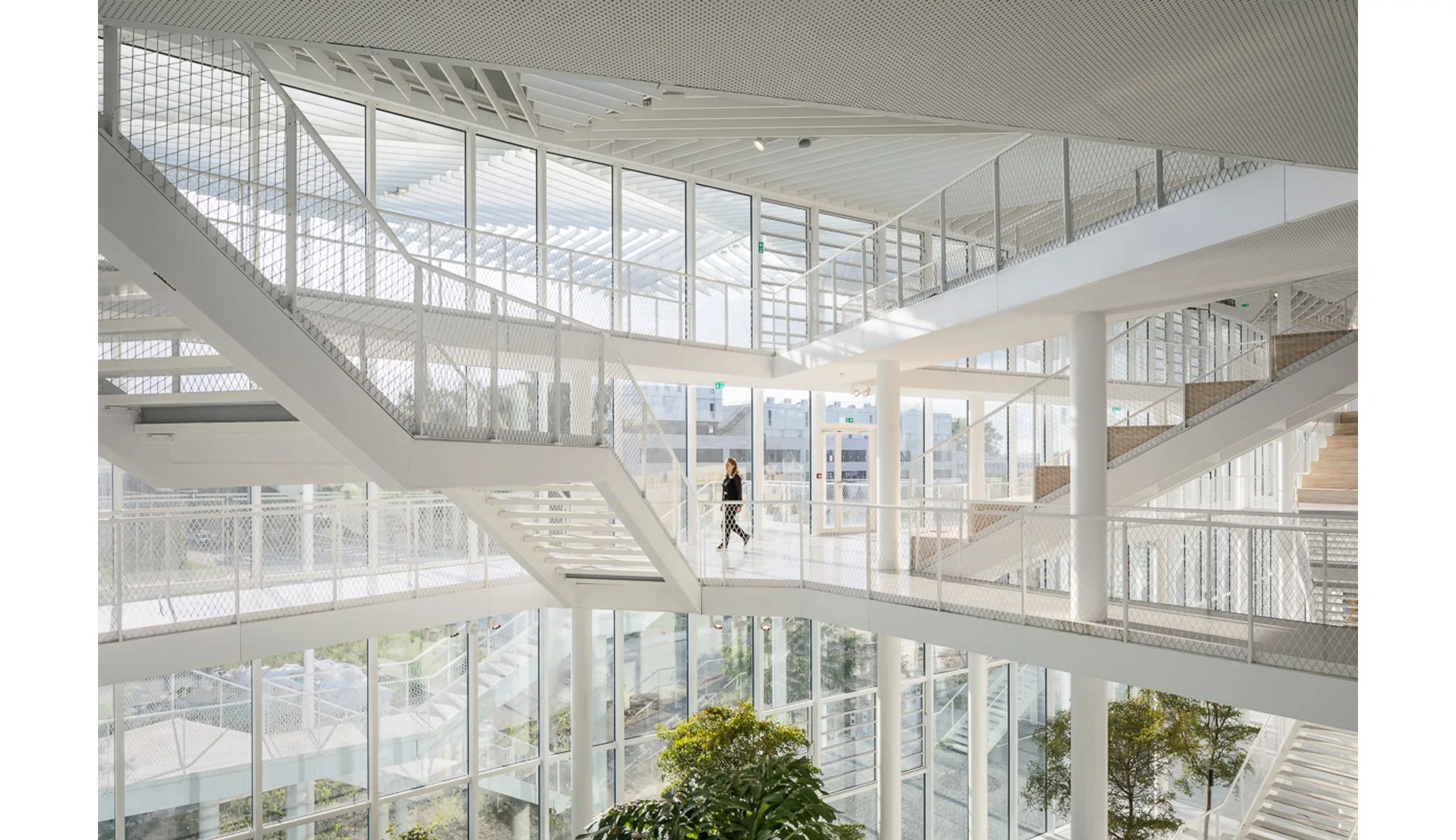 Bâtiment d'Enseignements Mutualisés, Saclay, France — vue 8 — OXO Architectes