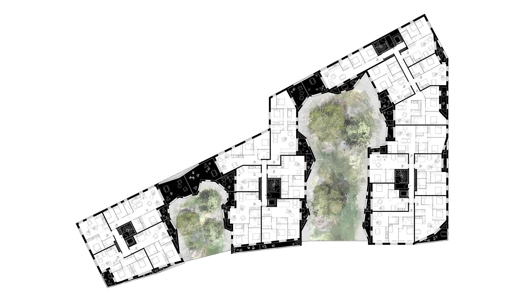 Le Rocher, Nanterre, France — vue 9 — OXO Architectes