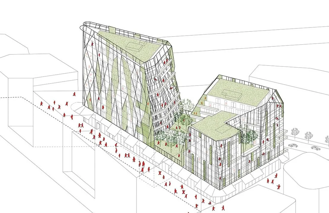 Le Cristal, Nanterre — vue 9 — OXO Architectes