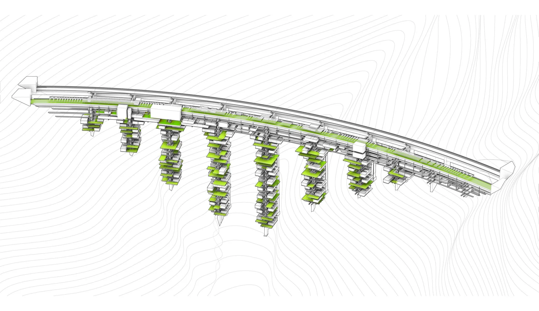 Pont de Calabre, Calabre, Italie — vue 3 — OXO Architectes