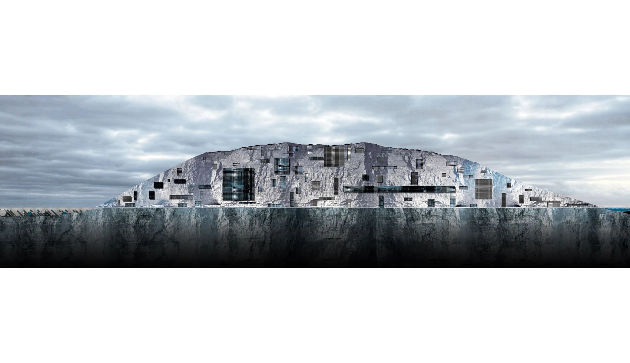 Liaison des continents, Détroit de Béring, Sibérie, Alaska — vue 4 — OXO Architectes
