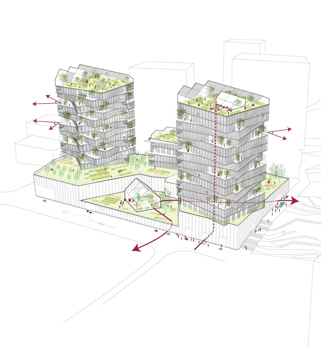 Le Potager de Villiers, Villiers-sur-Marne, France — vue 2 — OXO Architectes