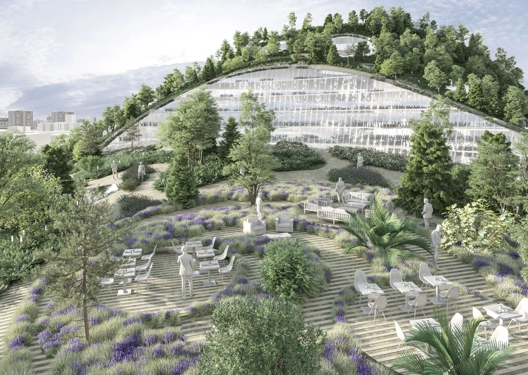 FLOWING PARK, programme mixte à Moscou — OXO Architectes