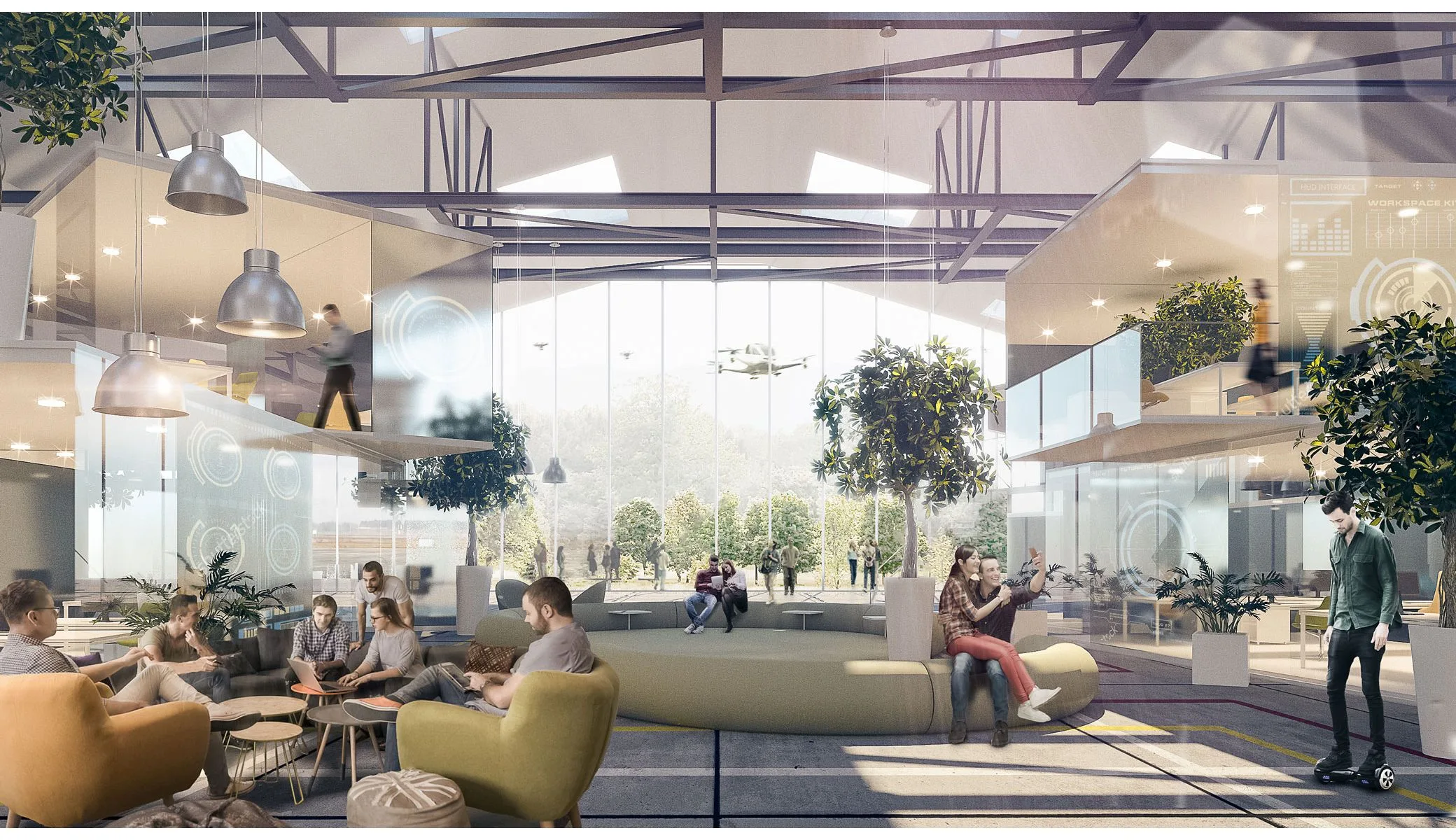 Intelligence Campus, Creil, France — vue 3 — OXO Architectes