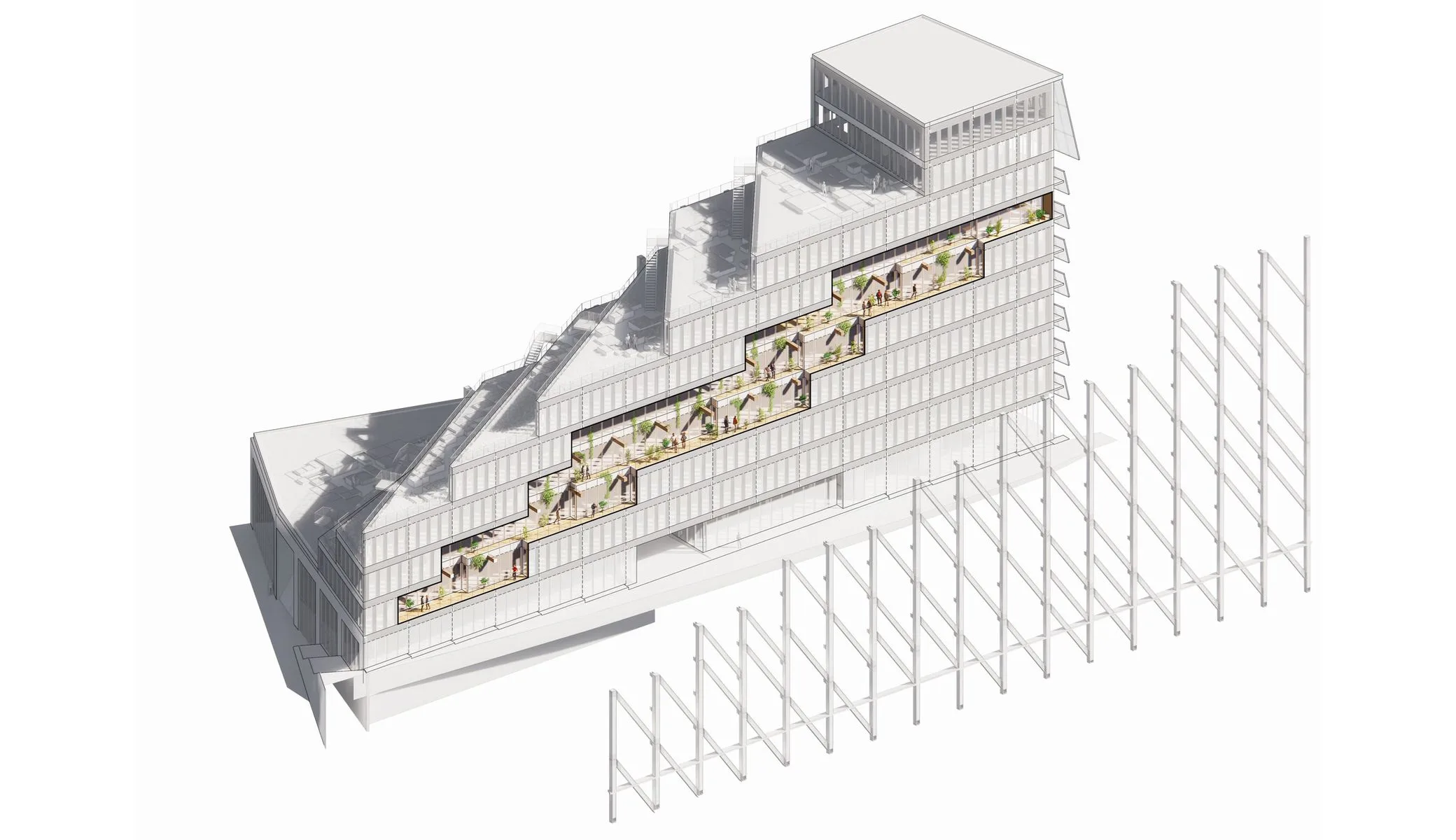 Kaskade, Lille, France — vue 3 — OXO Architectes