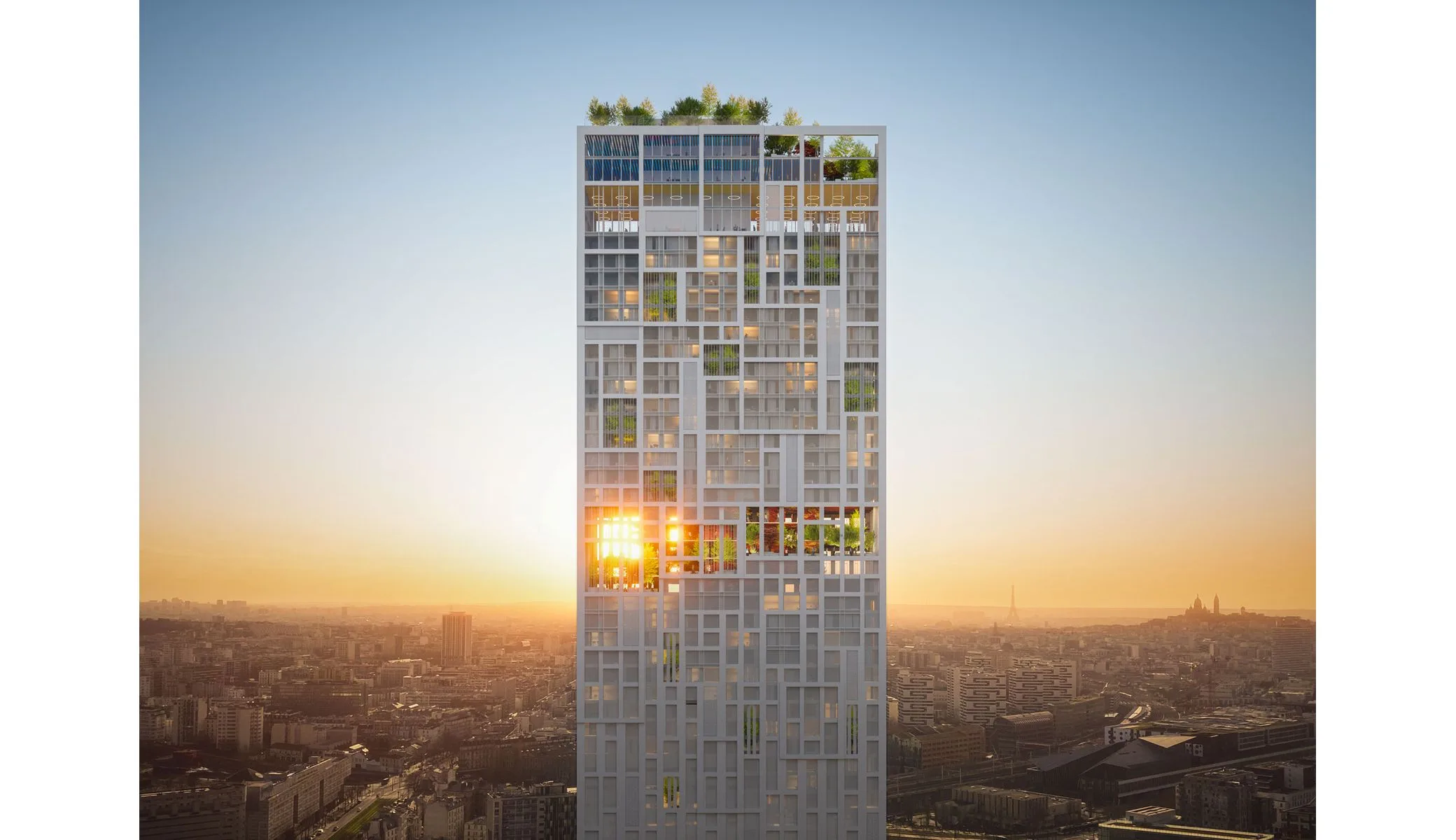 Tour Grand Angle, Aubervilliers, France — vue 4 — OXO Architectes