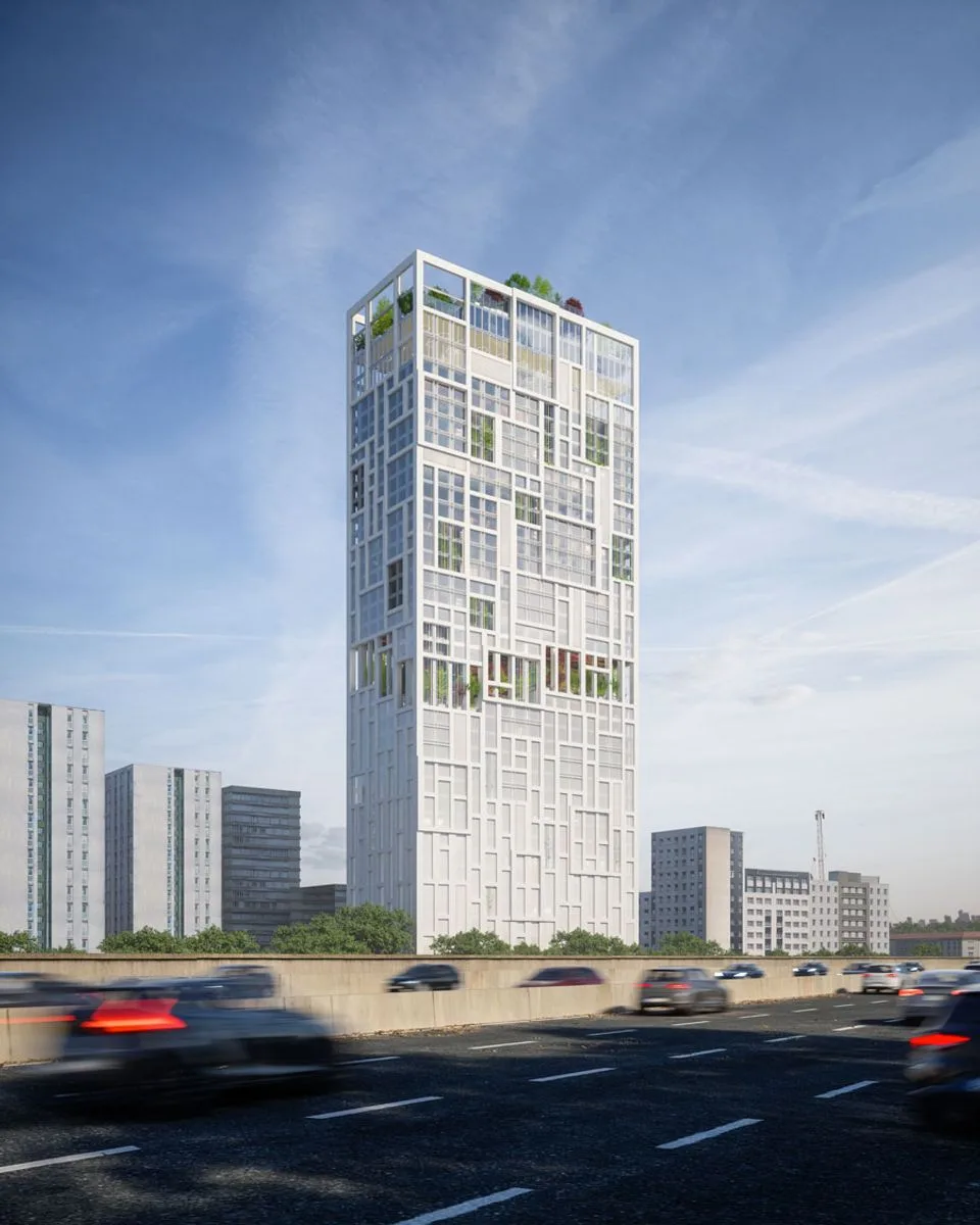 Tour Grand Angle, Aubervilliers, France — vue 5 — OXO Architectes