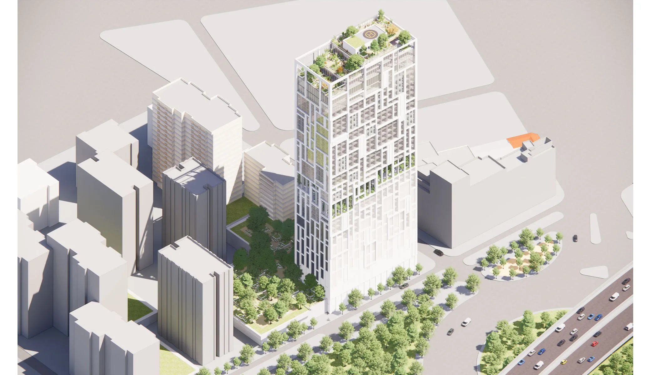 Tour Grand Angle, Aubervilliers, France — vue 6 — OXO Architectes