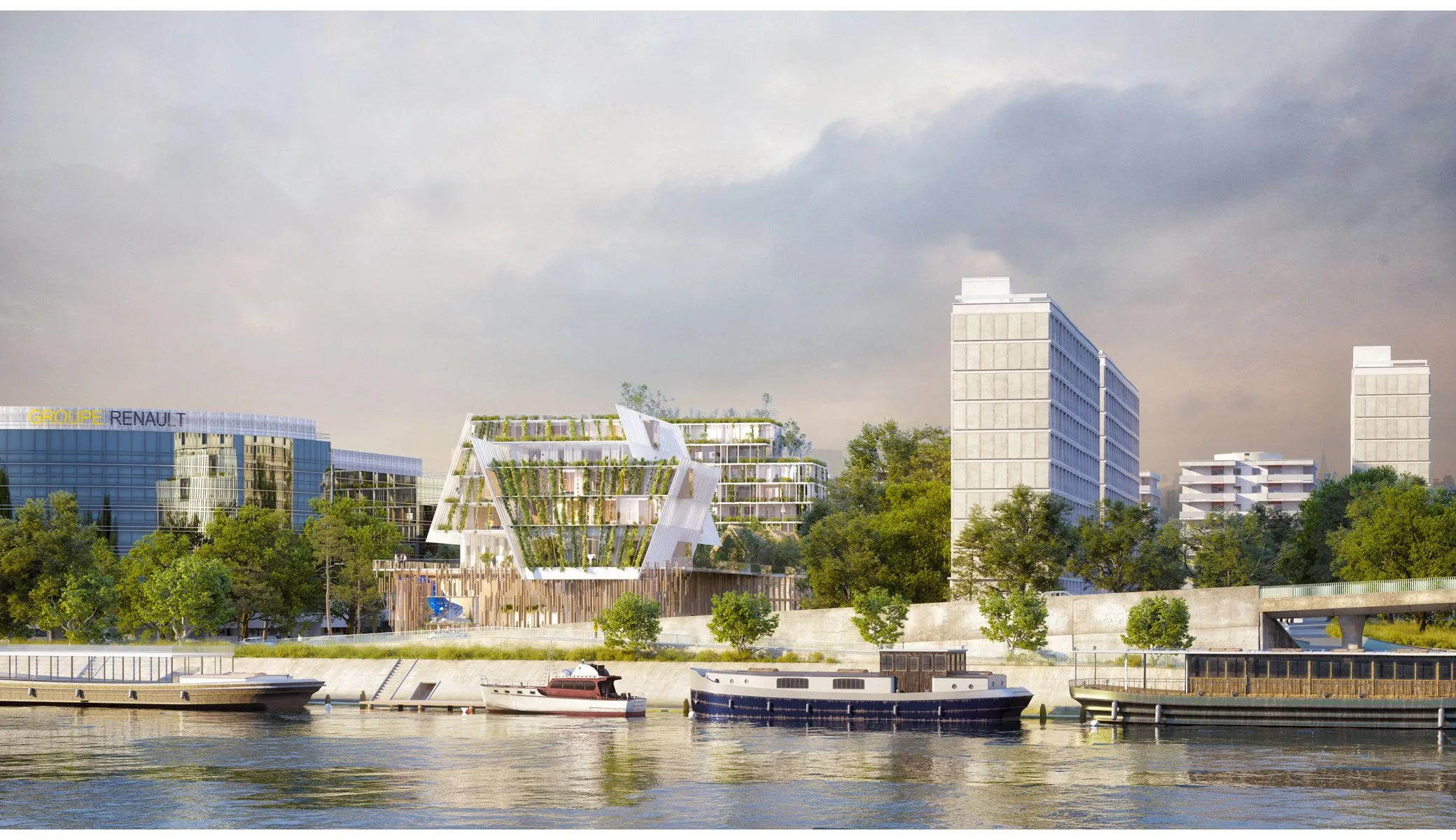 Boulogne Seine Gourmande, Boulogne-Billancourt, France — vue 3 — OXO Architectes