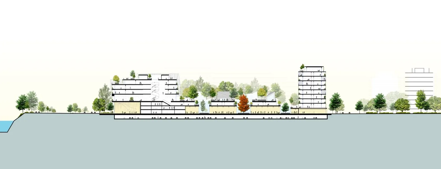 Boulogne Seine Gourmande, Boulogne-Billancourt, France — vue 8 — OXO Architectes