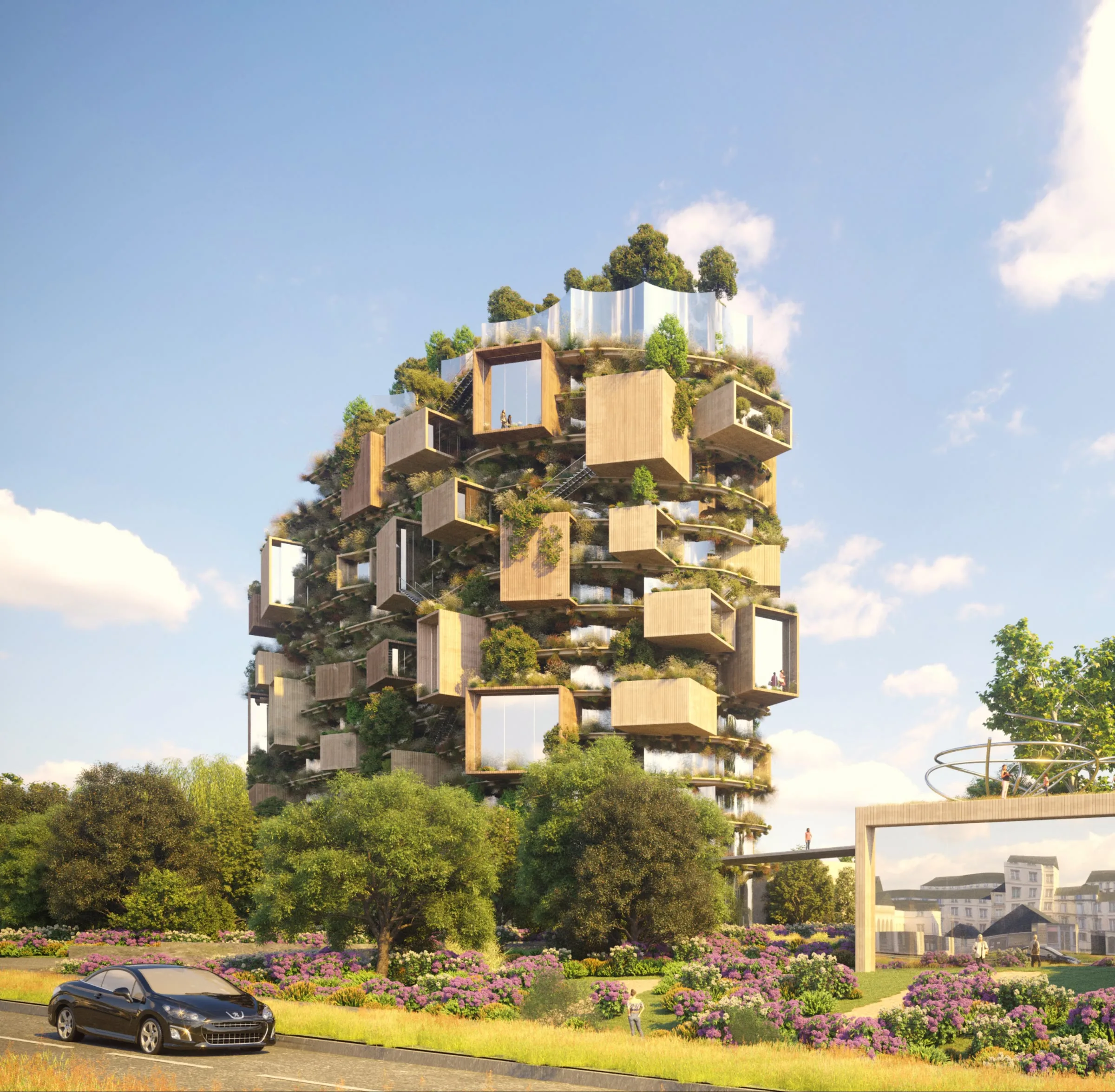 Tour A10, Tours, mixte à Tours, France — OXO Architectes