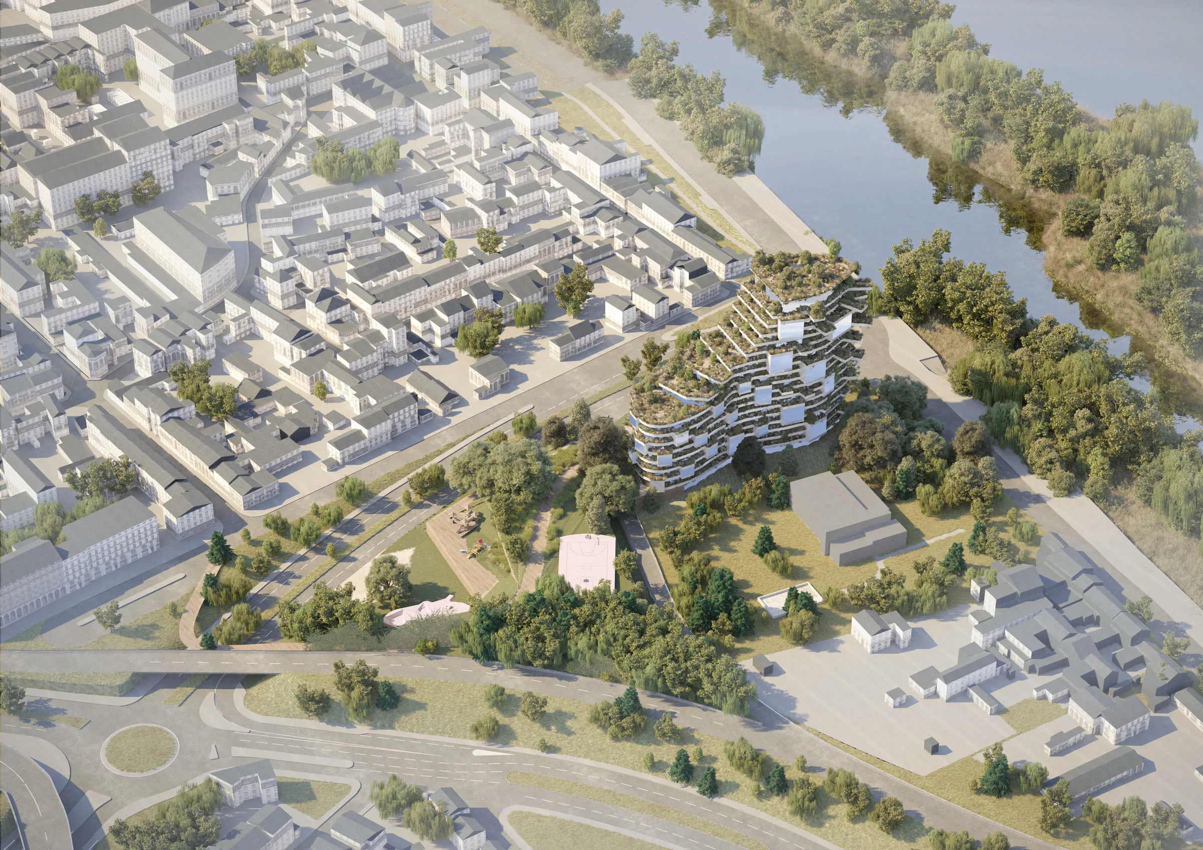 Tour A10, Tours, Tours, France — vue 2 — OXO Architectes