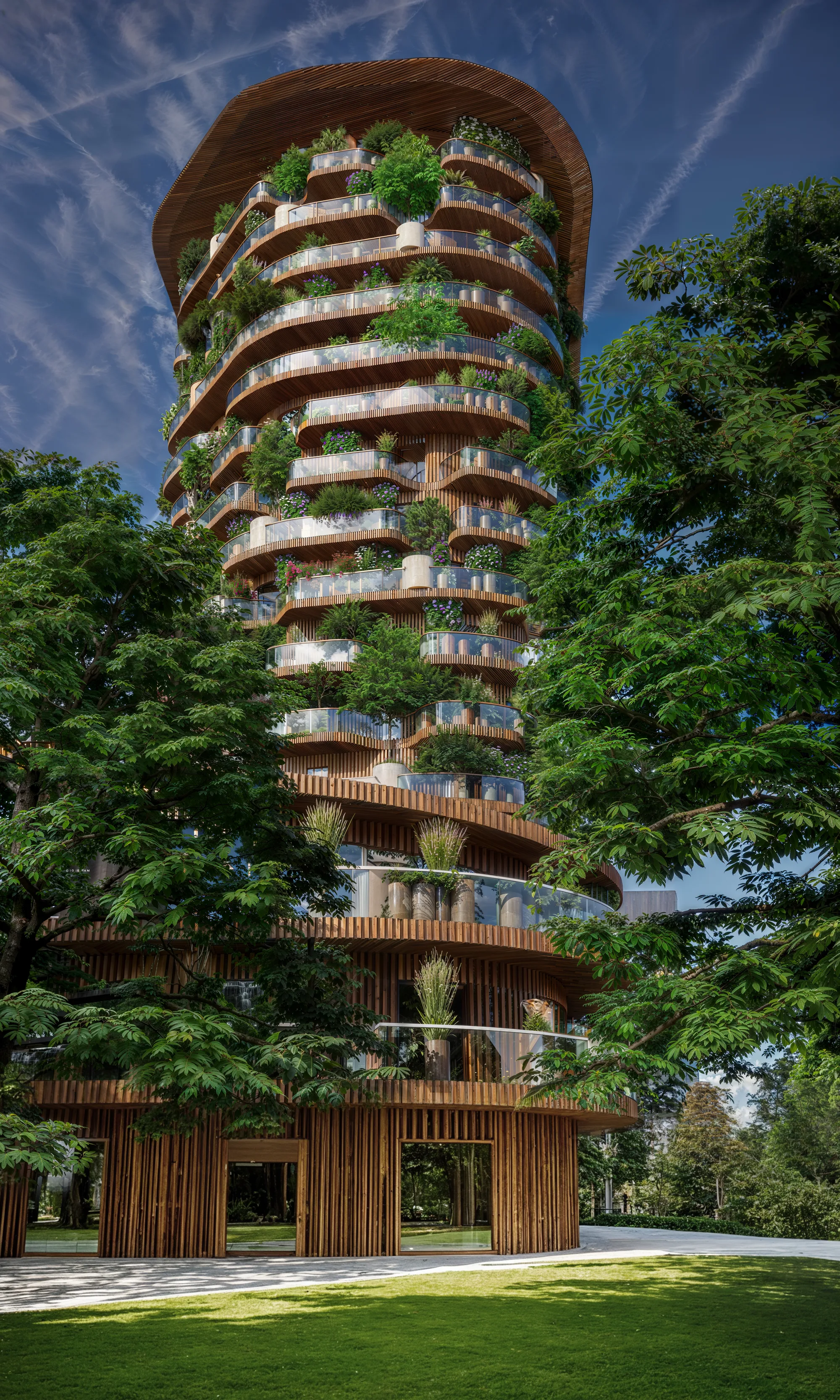 La Tour d'Asnières , Asnières-sur-Seine, France — vue 3 — OXO Architectes