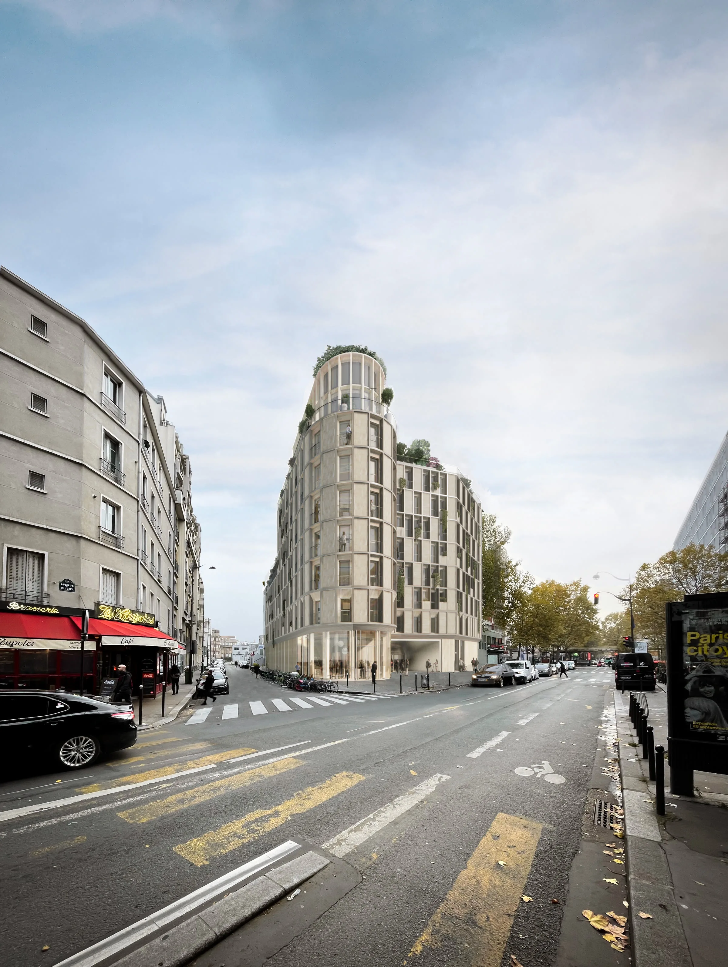 Fragonard, Avenue de Clichy, mixte à Paris, France — OXO Architectes