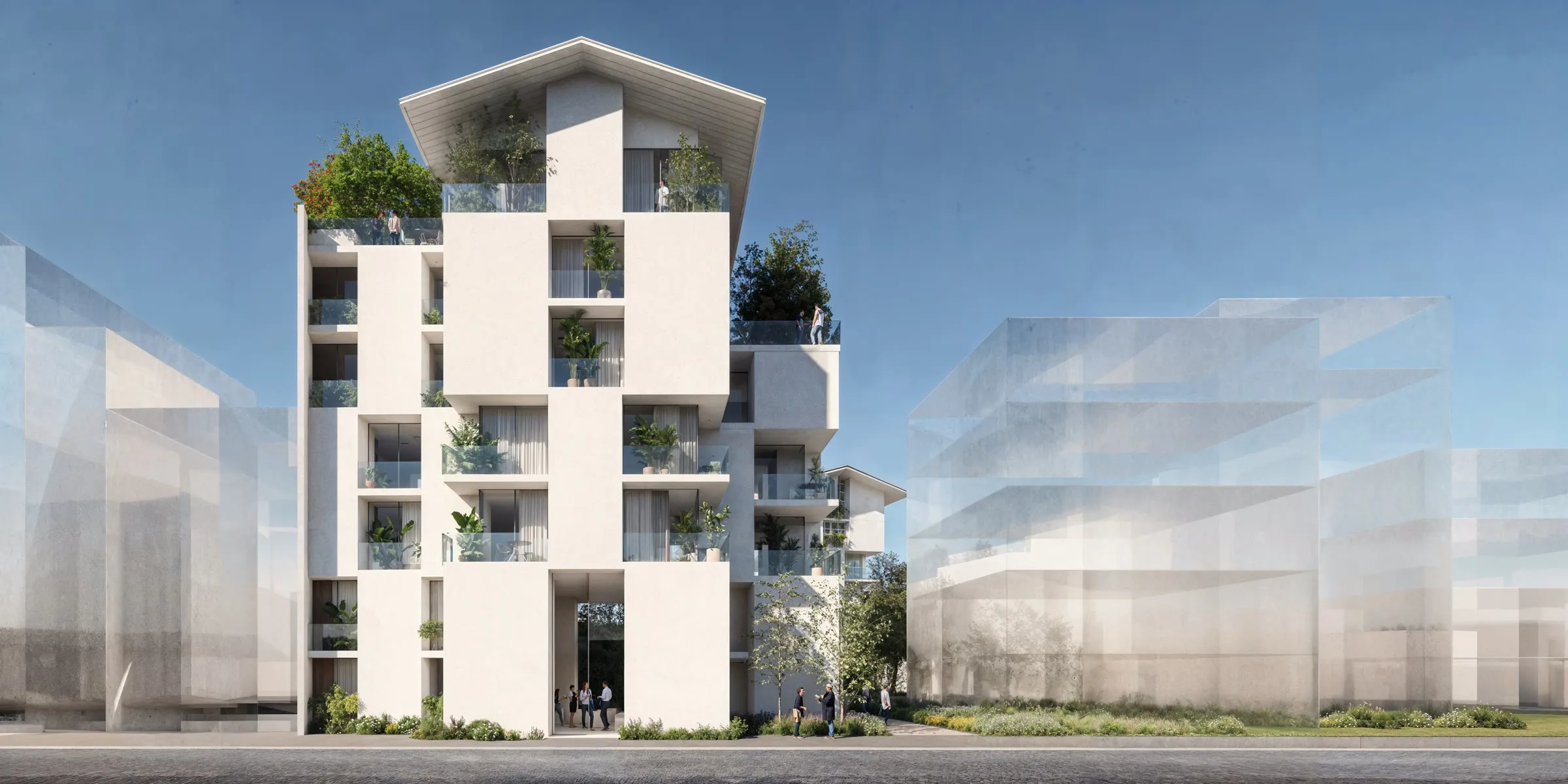 Montigny-lès-Cormeilles, logements à Montigny-lès-Cormeilles, France — OXO Architectes