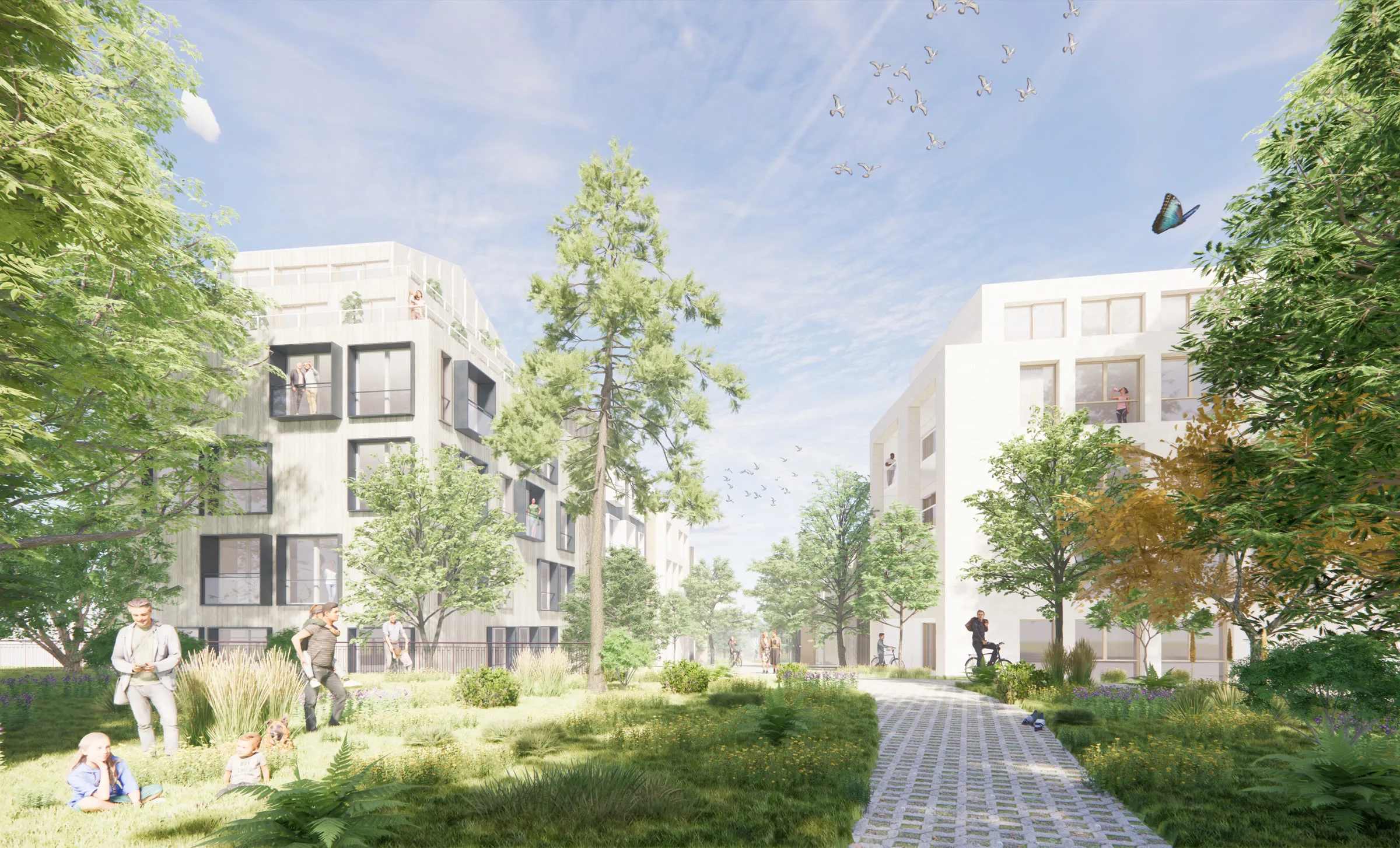 La Perverie, Nantes, logements à Nantes, France — OXO Architectes