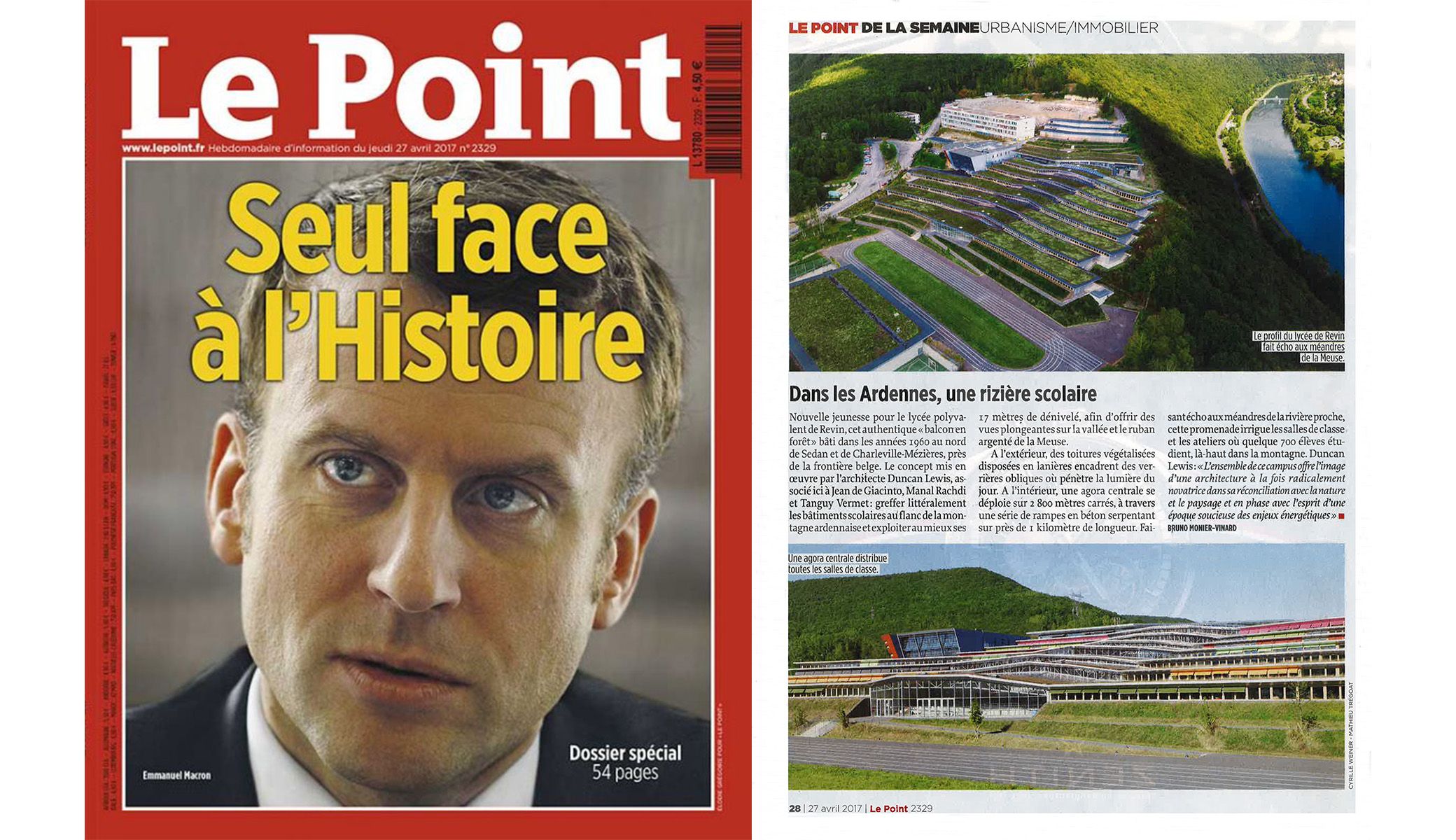 LE POINT: In the Ardennes, a school rice paddy