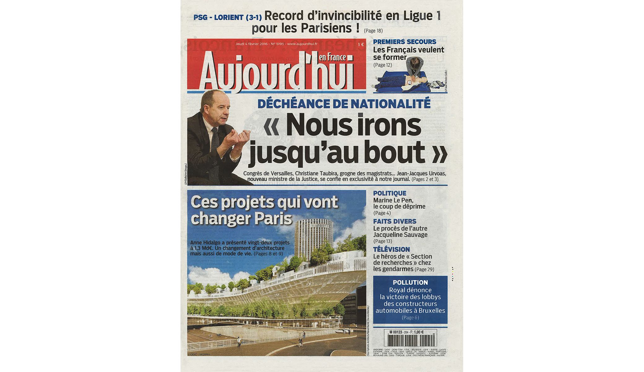 AUJOURD'HUI EN FRANCE: These projects that will change Paris