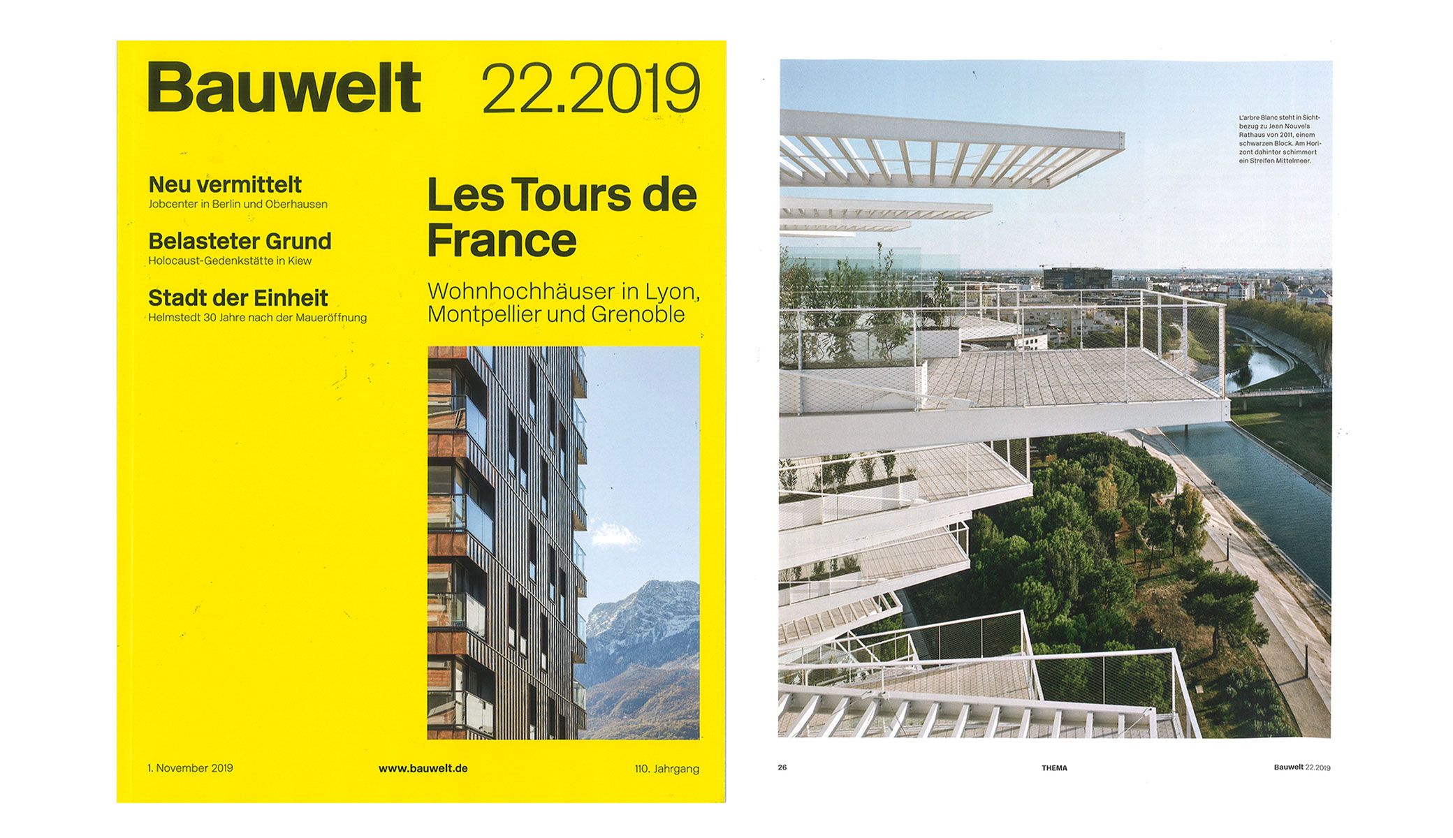 BAUWELT: Towers of France — Residential high-rises in Lyon, Montpellier and Grenoble