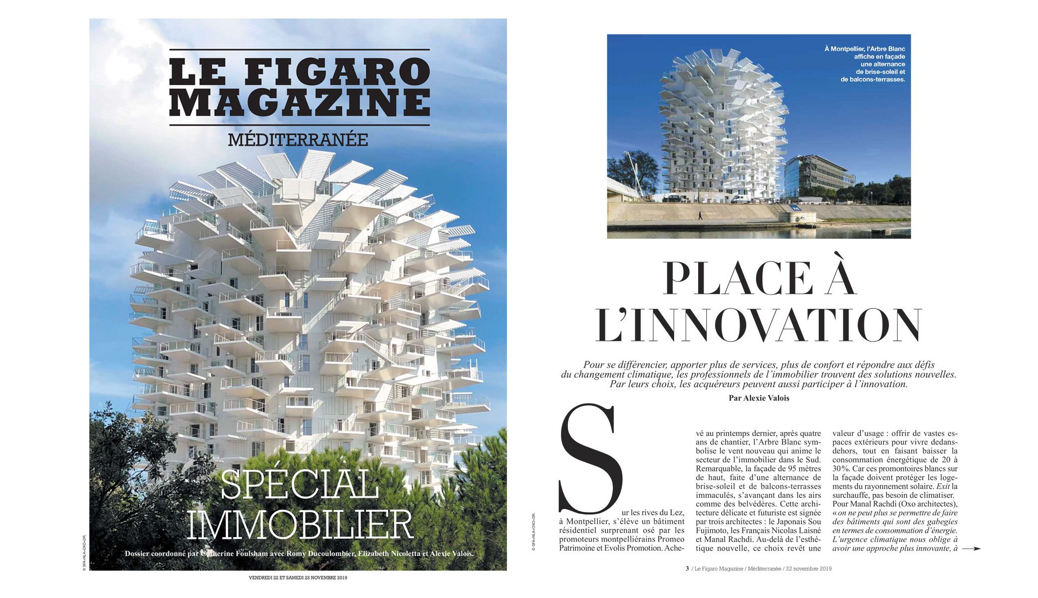 LE FIGARO MAGAZINE MEDITERRANEAN: Make way for innovation