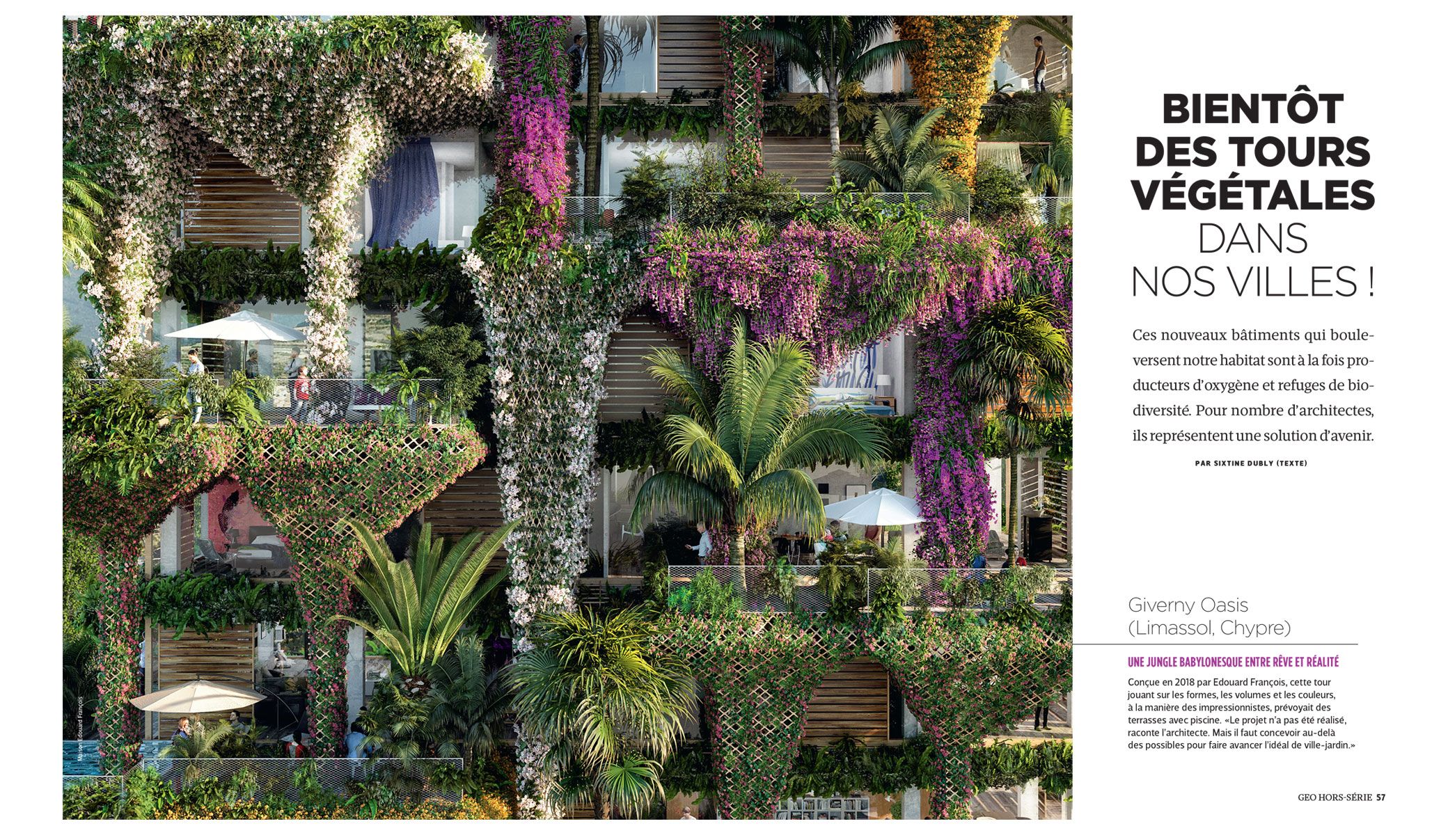GEO SPECIAL: Soon vegetated towers in our cities!
