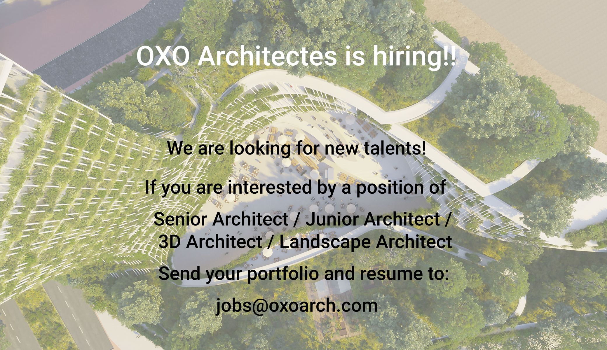 OXO Architectes is hiring!