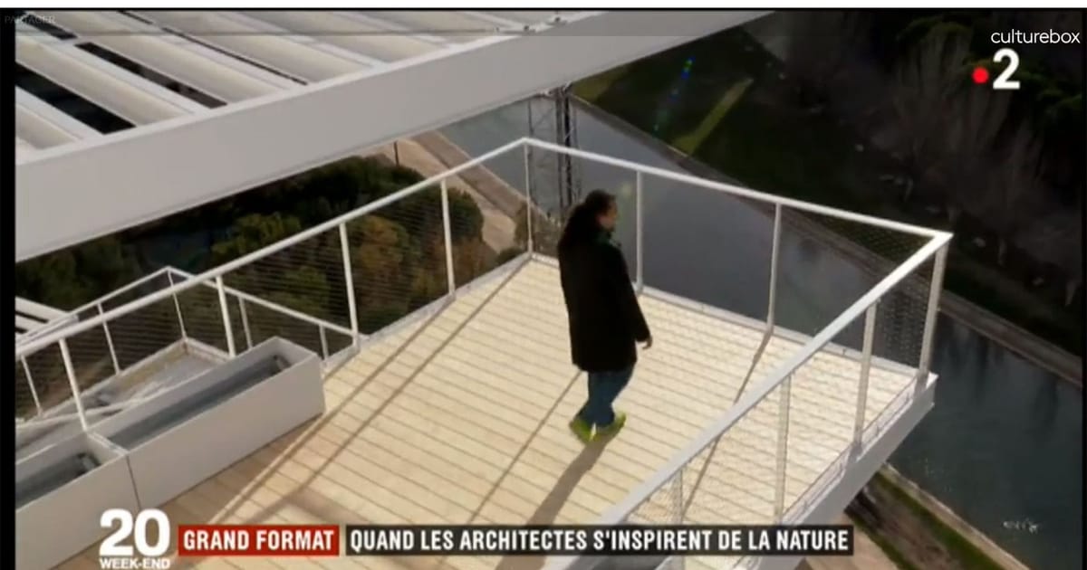 France 2 : "L'architecture innove en s'inspirant de la nature"