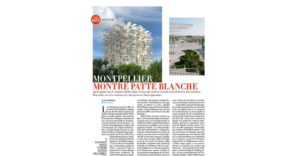 PARIS MATCH : Montpellier montre patte blanche