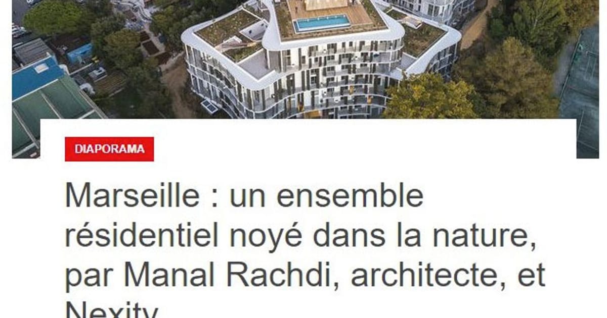 LE MONITEUR : Marseille, un ensemble résidentiel noyé dans la nature